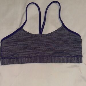 Lululemon Athletica Purple and Gray Sports Bra